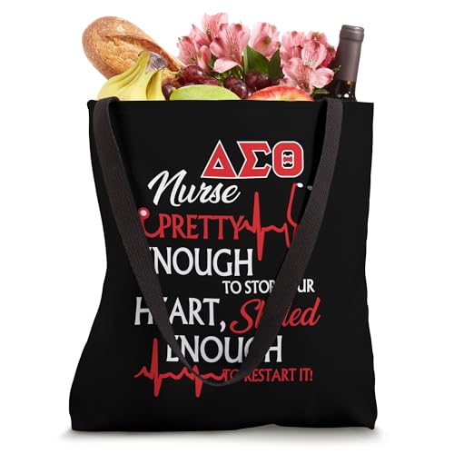 Bolso tote para enfermeras de la hermandad Delta Sigma Theta, regalo para enfermeras de Delta miniatura 4