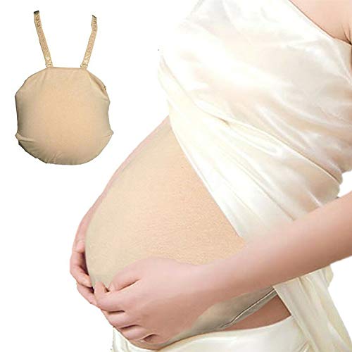 S28esong Fake Pregnant Belly,Artificial Tummy Belly Pregnancy Pregnant Bump Cloth Bag, Fake Belly Costumes not Include The Fake Pregnant Belly
