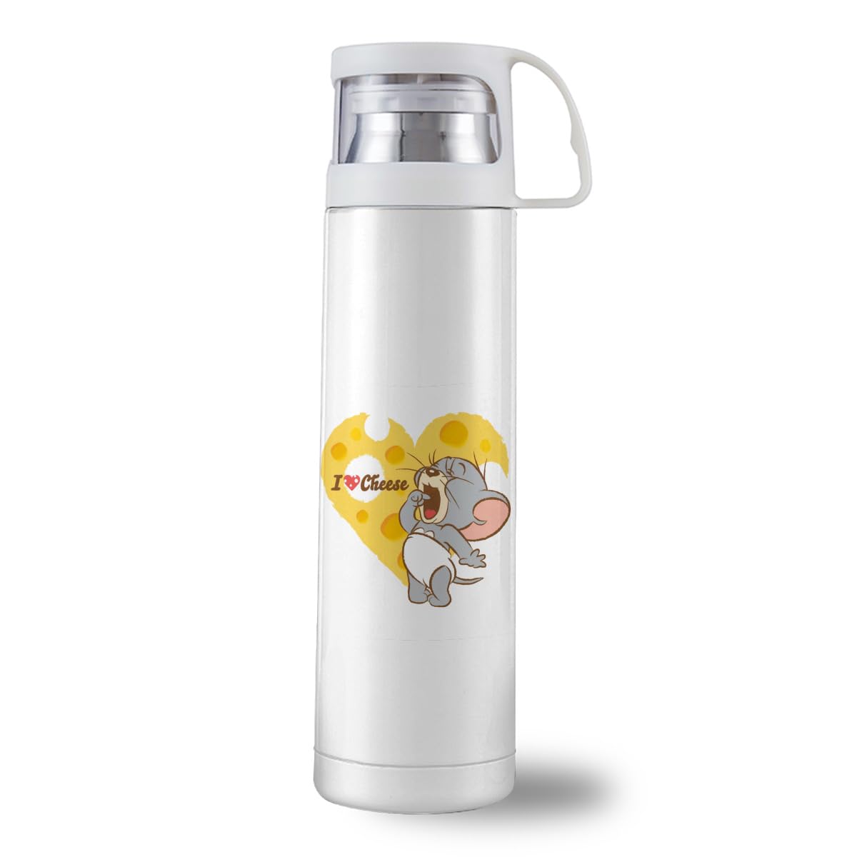 Amazon｜トムとジェリー タフィー 水筒 魔法瓶 コップ付き