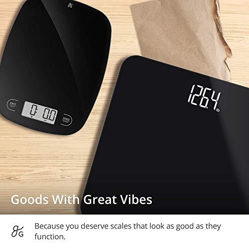 Greater Goods Black Scale Bundle For Bathroom And Kitchen, Make The House A Vibe, Black Is The New Black #TOP1
