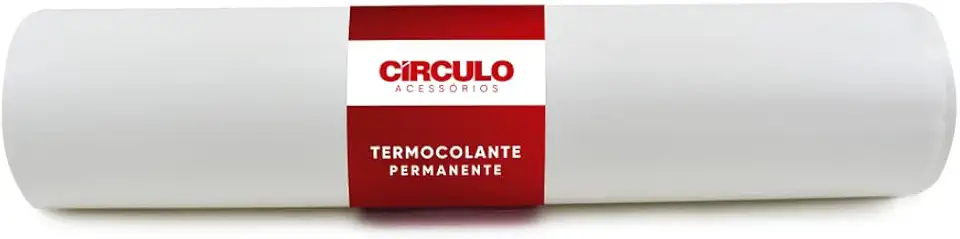 Entretela Termocolante Permanente Círculo para Patchwork - 50cm x 1m