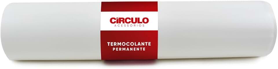 Entretela Termocolante Permanente Círculo para Patchwork - 50cm x 1m