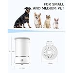 Automatic Dog Paw Cleaner for Dogs，Electric Dog Foot Paw Washer Cup and Massager，2 Speeds for Thorough Cleaning and USB Rechargeable,Pet Paw Feet Cleaner for Small Medium Dogs Cats (White) - Image 4