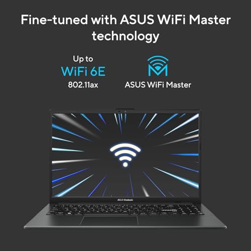 Image of ASUS Vivobook Go 15 (2026),AMD Ryzen 5 40, AMD Radeon iGPU, 8GB RAM, 512GB SSD, FHD, 15.6 inch(39.6 cm),Windows 11,M365 Basic(1 Year)* Office 2024,Mixed Black,1.63 Kg,E1504FA-BQ2115WS,Thin & Light Laptop