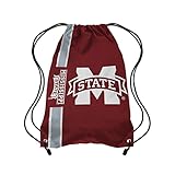 FOCO Mississippi State Bulldogs NCAA Big Logo Drawstring Backpack