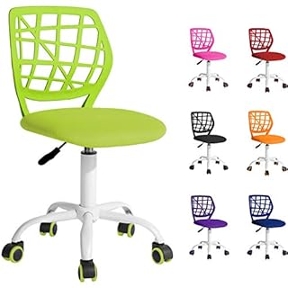 Beltom® Sedia ergonomica da scrivania cameretta Computer casa Studio Ufficio Studenti Adolescenti, Ideale per Bambini. Regolabile in Altezza e Girevole a 360° - Verde