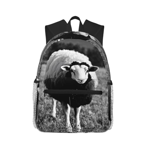 Sac à dos pour ordinateur portable homme universitaire imprimé agneau