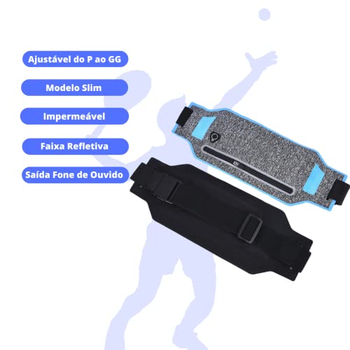 CATERPLAN® Pochete Corrida Impermeável Slim Fitness Para Celular (Rosa)