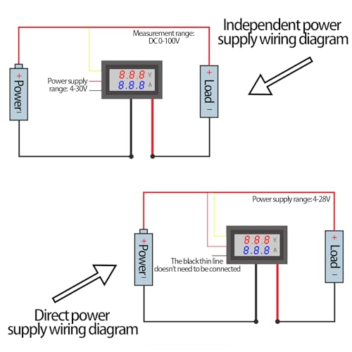 Image of High Precision Digital Voltmeter - Reliable Voltage Tester for High-End Applications - Reverse Connection Protection