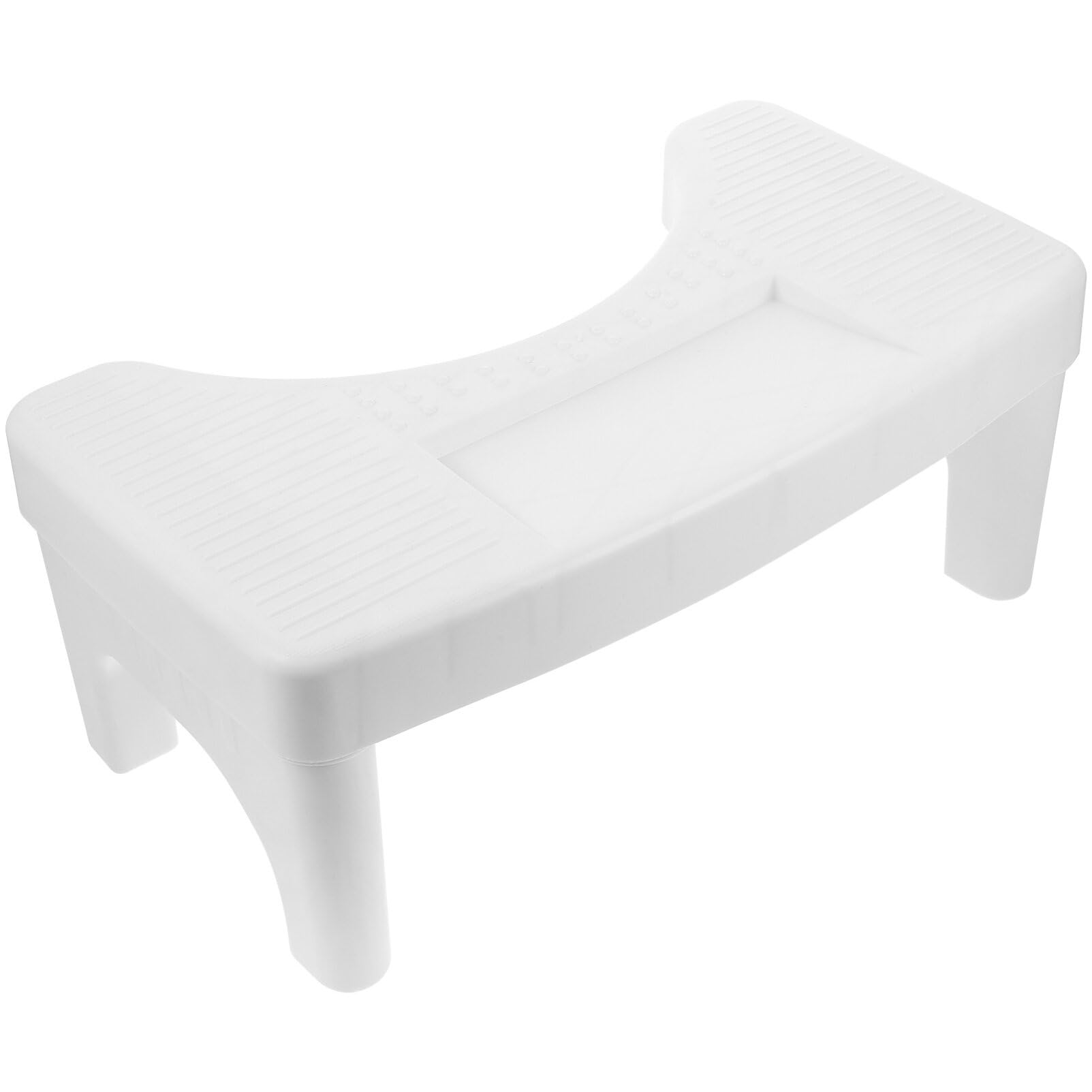 Healvian Sgabellino per Wc in Sgabello da Bagno per Adulti Poggiapiedi Antiscivolo Design Minimalista Facile da Pulire e Robusto
