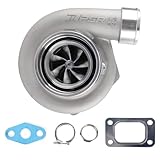 PTE 6466 GEN2 Dual Ball Bearing Billet Compressor Wheel T3 Open Inlet, Vband Outlet 0.82A/R Turbo UP to 900HP