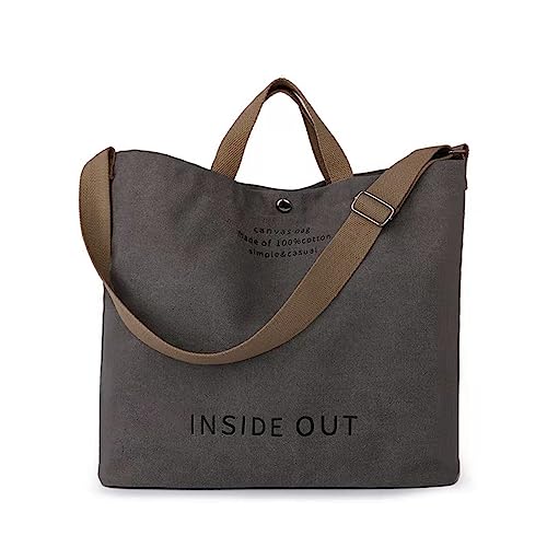 Bolso Tote grande de lienzo para mujer miniatura 1