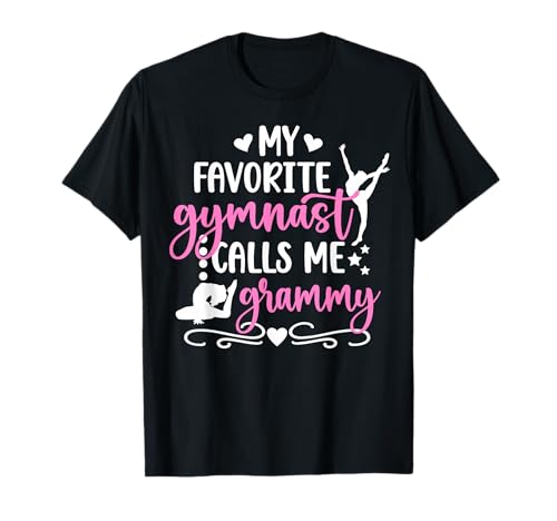 My Favorite Gymnast Grammy Gymnastics Grammy Of A Gymnast T-Shirt