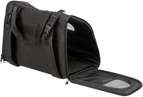 Trixie 2882 Rucksack Connor, 42 × 29 × 21 cm, schwarz/grau