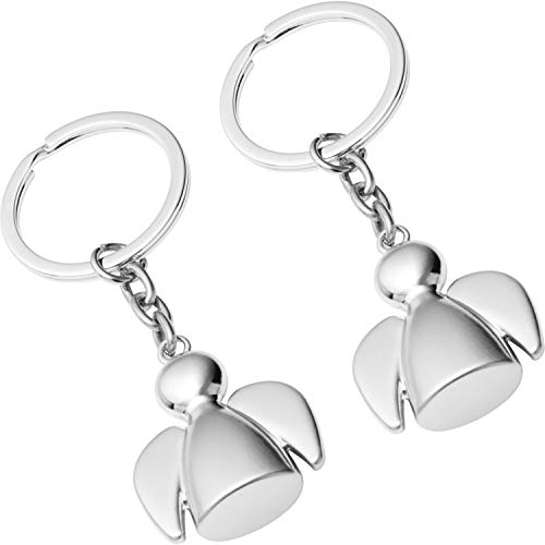 Preisvergleich Produktbild com-four® 2X Schutzengel Schlüsselanhänger - Geschenk für Freundin - Talisman