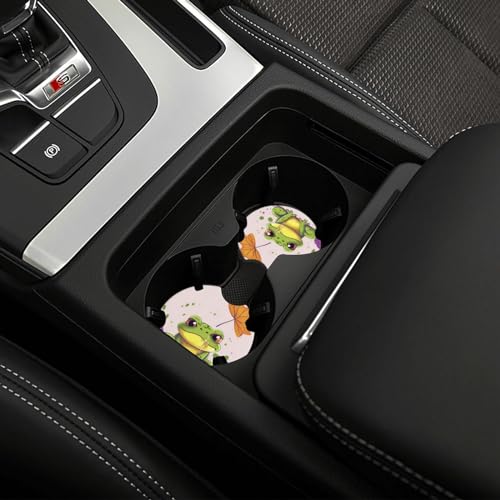 Portavasos de coche 2 piezas antideslizante impermeable miniatura 6
