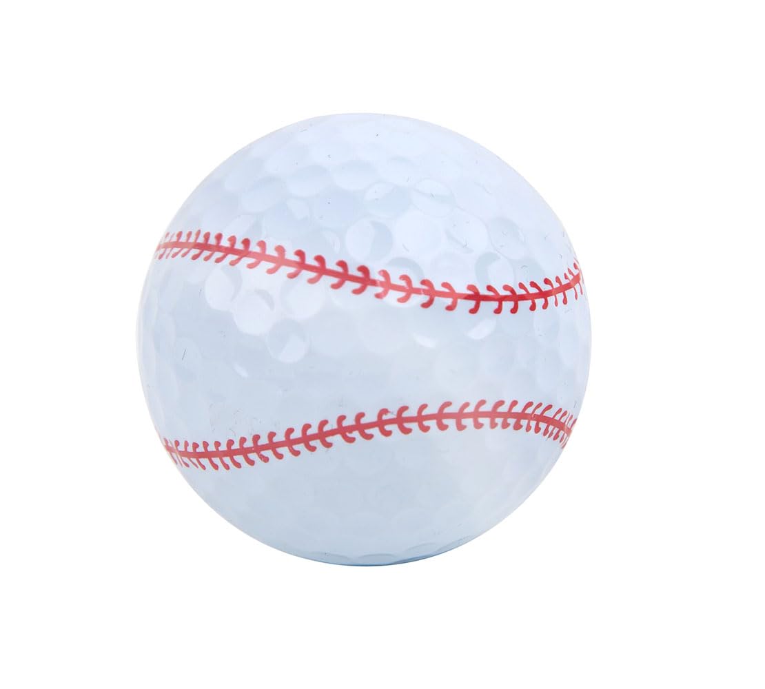 Wenoanew 3 Pack Baseball Golf Balls Funny Cute Novelty Golf Balls Gifts