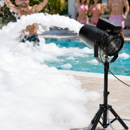 Máquina de espuma para guardería y carnaval con trípode ajustable 2