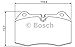 Produktbild BOSCH 0 986 494 282 4x Bremsbeläge vorne