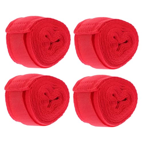 GOOHOCHY Boxing Hand Straps 4 Pack Cotton Wrist Bandage Comfortable and Elastic for Boxing Running Cycling and Outdoor Sports