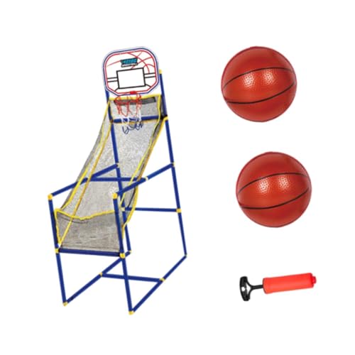 Arcade de baloncesto infantil con canasta portátil y 2 balones 7