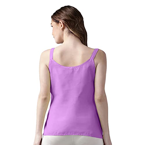 Image of Cotton Short Camisole Non-Stretchable Slip for Women | Short Kurti Slip | Short Camisole | Half-Length Lining | Waist Length Inner | Sameez | Samij(Half Slip)