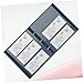 CAXUSD 1bag Clear Banknote Storage Pages Currency Sleeves for Organizing and Protecting Banknotes Easy to Use for Collectors and Displaying Currency