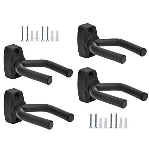 Support Mural pour Guitare Support de Guitare Compatible avec Acoustique Basse Electrique Banjo Ukulele Fiddle (4 Pack) - Les Beatles, Paul McCartney, John Lennon, RIngo Starr, George Harrison Support Mural pour Guitare Support de Guitare Compatible avec Acoustique Basse Electrique Banjo Ukulele Fiddle (4 Pack)