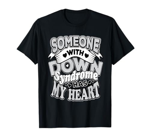 Camiseta para mujer y niño con texto en inglés "Dad Mom World Down Syndrome Day Camiseta