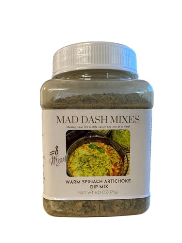Warm Spinach Artichoke Dip Mix (Bulk Container – Makes 8