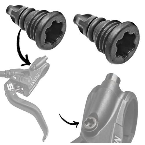 F26 Original Magura Torx T25 EBT Öl Verschluss Schraube Ersatzteil Carbotecture Bremsgriffe kompatibel mit HS11 Hs22 Hs33 Felgenbremse MT2 Mt4 Mt5 Mt7 Mt8 Hydraulische Scheibenbremse 1 Paar / 2 Stück