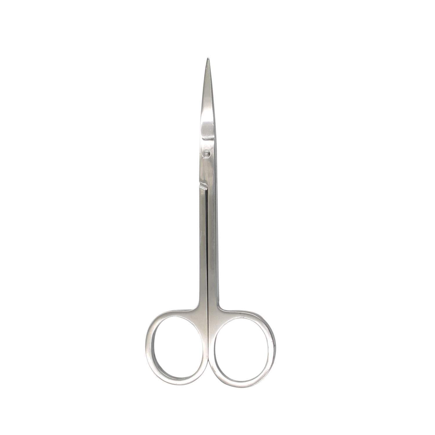 Trendy Look Professional Long Safety Cuticle Scissor | Precision Steel Grooming Tool Suitable for Pain-Free Nose, Moustache And Eye Brow Hair Cutting | Cuticle Scissor Helps Boost Confidence| ST-6