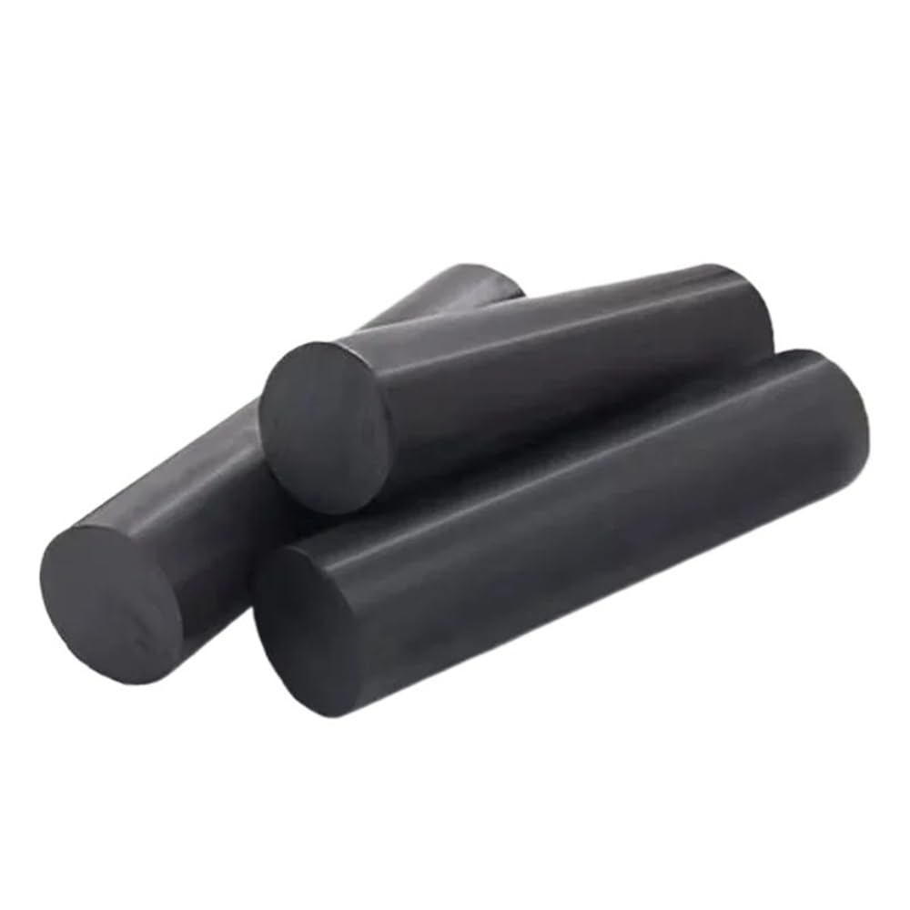 PTFE-Vollstab 30 Mm × 500 Mm – Schwarz, Hochtemperaturbeständig, Für DIY & Industrie