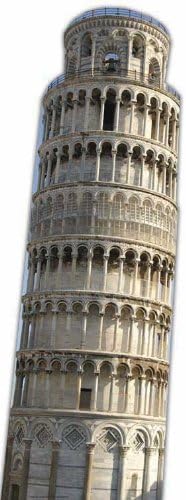 The Leaning Tower Of Pisa - Famous Landmark Huge Cardboard Cutout / Standee / Standup