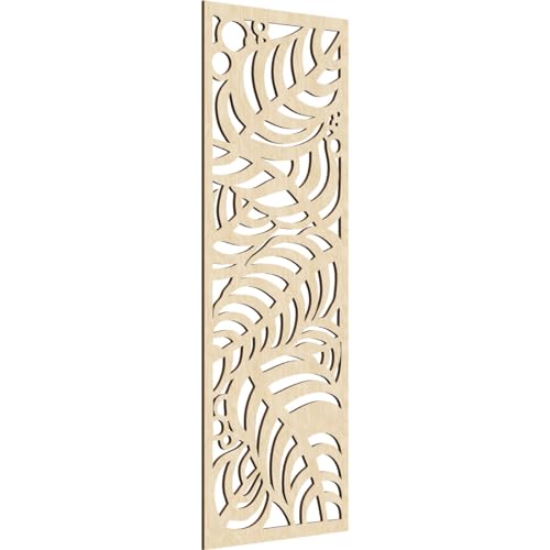Image of 27 3 /8 inchW x 69 3 /8 inchH x 3 /8 inchT Mills Decorative Fretwork Wood Wall Panels, Birch