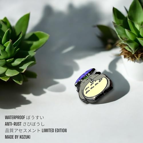 Image of KOZUKI HAKU DRAGON PIN - Green Enamel with Metal Base - Modern Unisex Pin - Fan Art