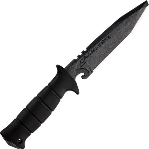 Wildsteer Tactic Forged Fixed Knife, blade with double edge