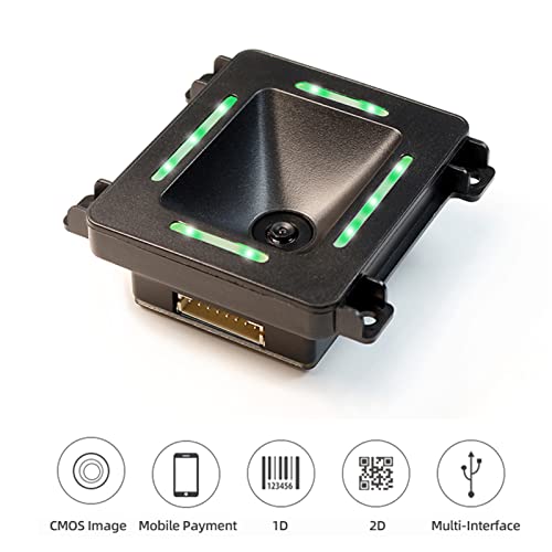 Scanner de code-barres 1D 2D automatique QR RS485 pour lecture sur écran