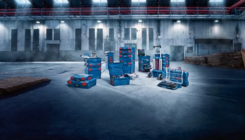 Bosch Professional coffret de transport L-BOXX (poids supportable jusqu’à 100 kg, capacité de charge jusqu’à 25 kg et résistance à la traction de 50 kg, matériau : plastique ABS, plastique PA6)