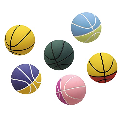 [6pcs Pack, Random Color] Kenisy Down Ball | Australian Handball | Kid Bouncy Balls 60mm Mixed Color Party Game Bag Filler for Children | Down Ball Set