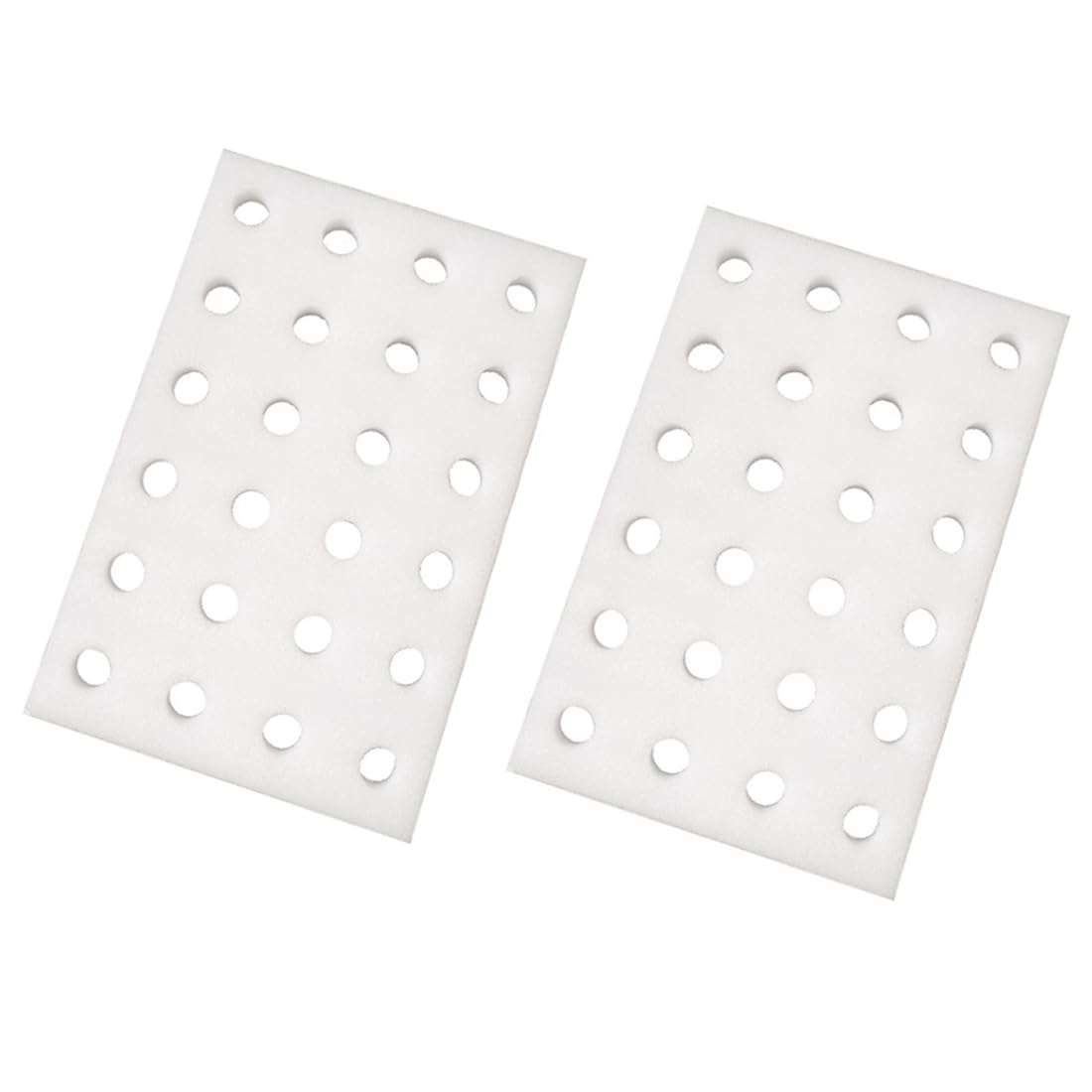 Jnchdghwa Floating Plate Hydroponic Planting Board 24 Hole Fish Pond Vegetable Balcony Greenhouse Soilless Cultivation 2pcs