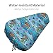 FOSKERV Fashion Bicyle Cushion Cover, Waterproof Non Slip Adjustable Bike Seat Cover for All Bicyles, Universal Bicycle Saddle Protector, 3D Sea Turtle