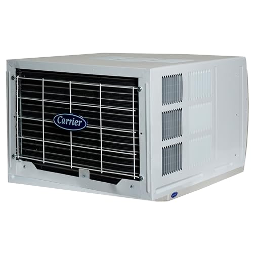 Image of Carrier 1Ton 3 Star Window Fixed Speed AC(Copper, Dust Filter & Turbo Mode, 2024 Model, Estrella Ex,CAW12EC3R34F0,White)