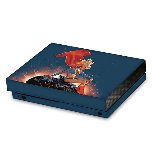 Skin Xbox One X Superman et Supergirl Autocollant Vinyle Officiel DC Comics