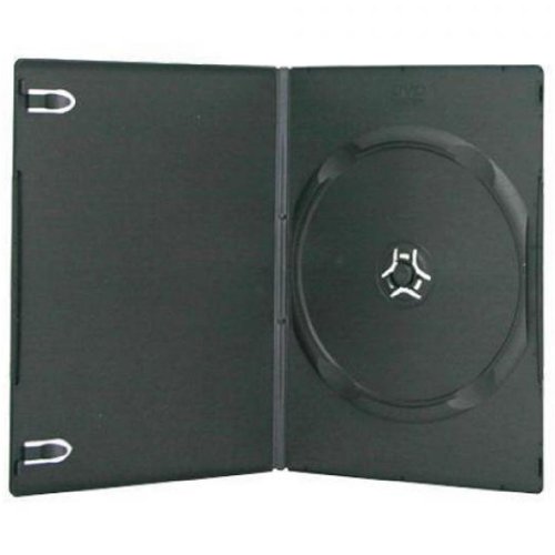 Four Square Media 25 x DVD individual funda negra lomo de 7 mm - 25 unidades