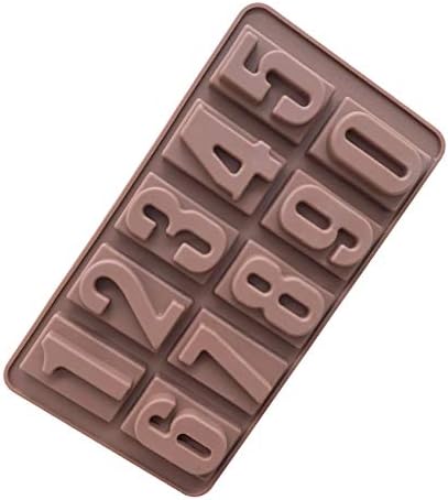Amazon シリコン型 ナンバー 数字 0 9 チョコレート 焼き菓子 飴 チョコレート型 オンライン通販