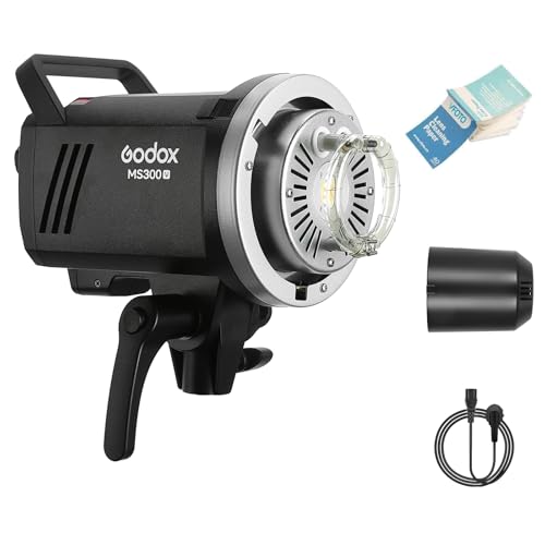 Corpo compatto: 1,3 kg, un flash da studio leggero, compatto e resistente; Molto flessibile per ritratti, fotografie di still life o qualsiasi ripresa in studio