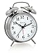 Westclox -Big Ben Twin Bell Alarm Clock | Loud Alarm Clock for Heavy Sleepers | Battery Operated Metal Clock with Backlight for Bedside Table, Bedroom, Kids Room, Desk (Silver, 4