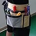 Multi-Pocket Utility Waist Pack - Heavy-Duty Tool Organizer Belt Bag for Electricians & Contractors