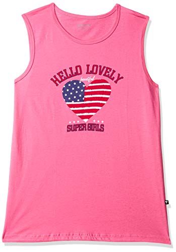 Image of PROTEENS Girl's Plain Regular fit T-Shirt (P-GTS002-A.Pink Aurora 3-4 Years)